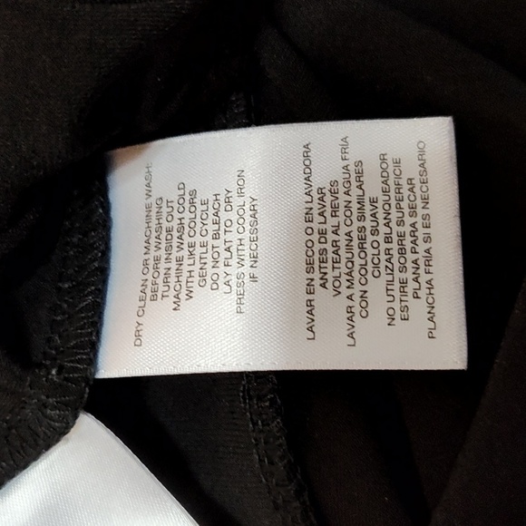 Kim Rogers Size XL Black Sleeveless V Neck Cowl Detail Shell Blouse Layering - Picture 7 of 14